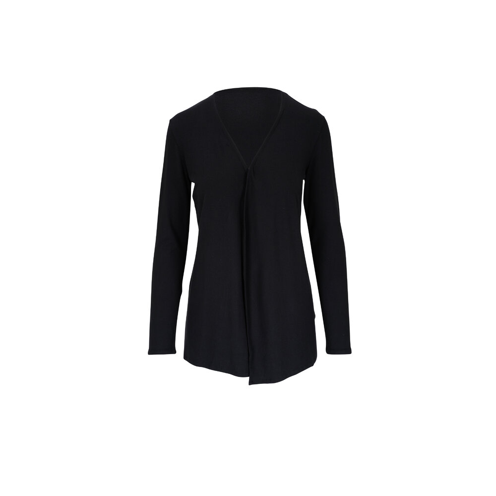 Majestic - Soft Touch Black Open Cardigan | Mitchell Stores