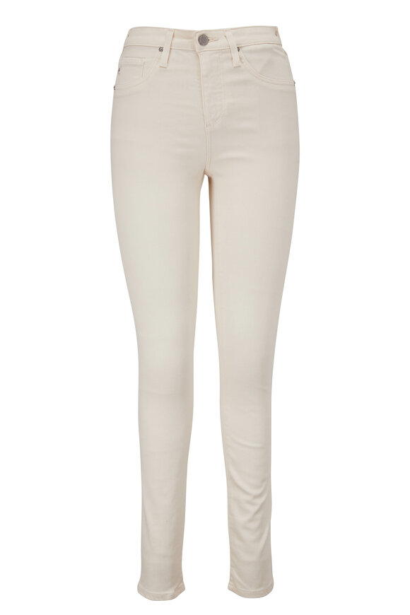 AG - Farrah Ivory High-Rise Skinny Jean