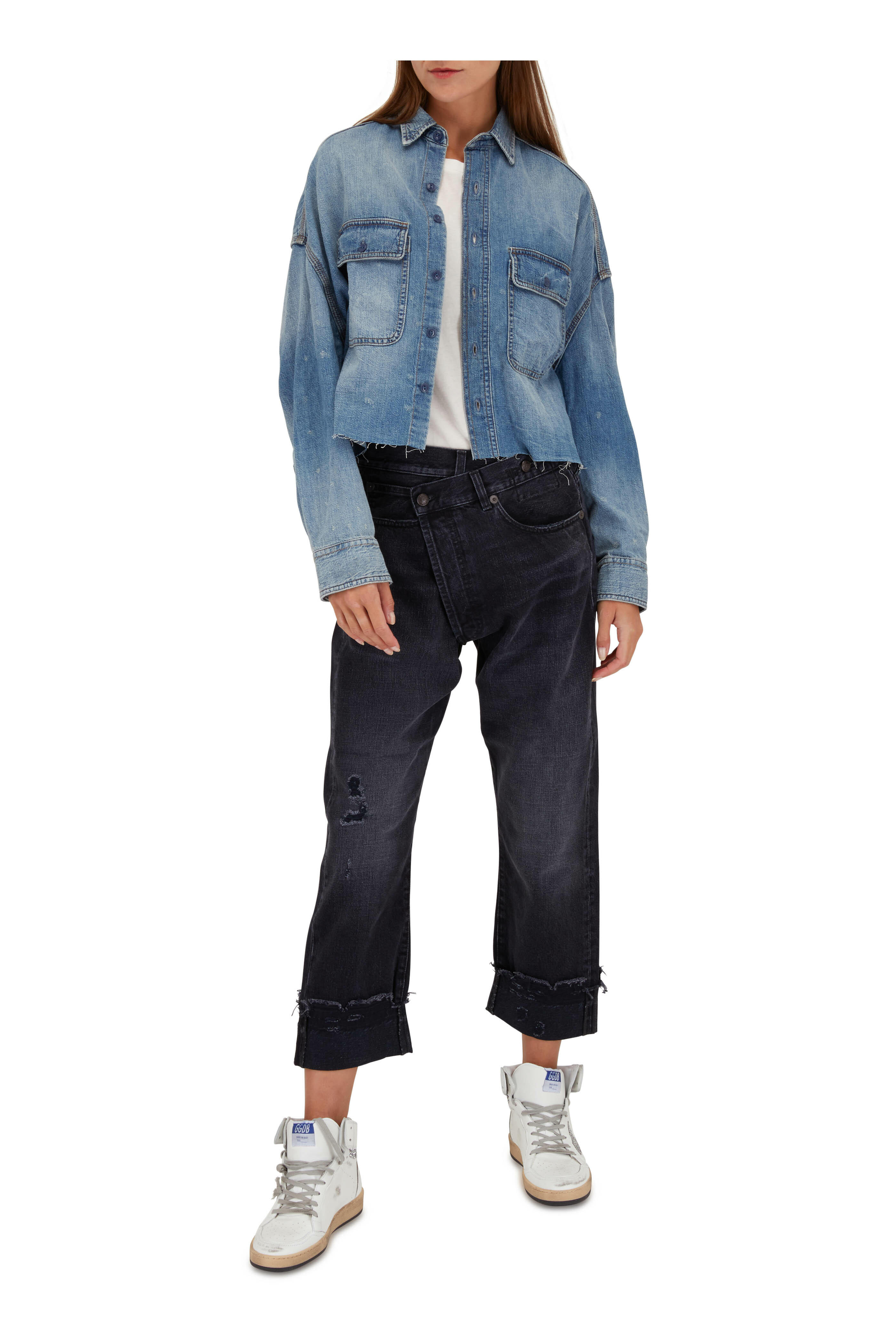 R13 - Crossover Jake Black Jean