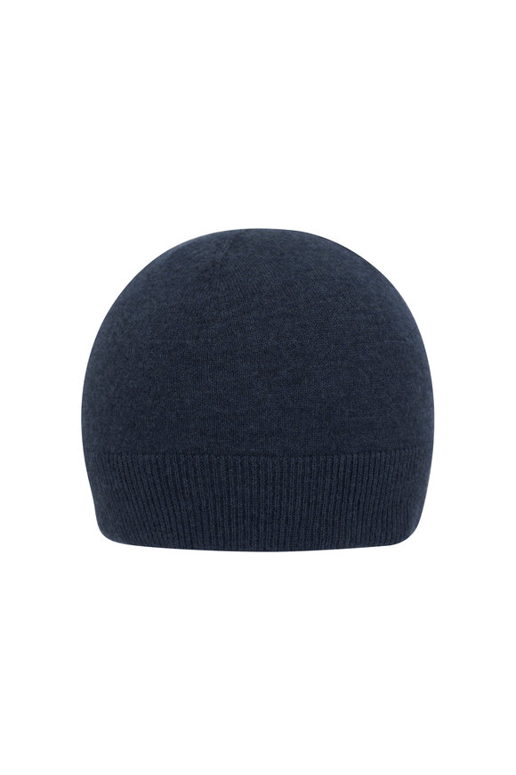 Loro Piana Teal Cashmere Beanie 