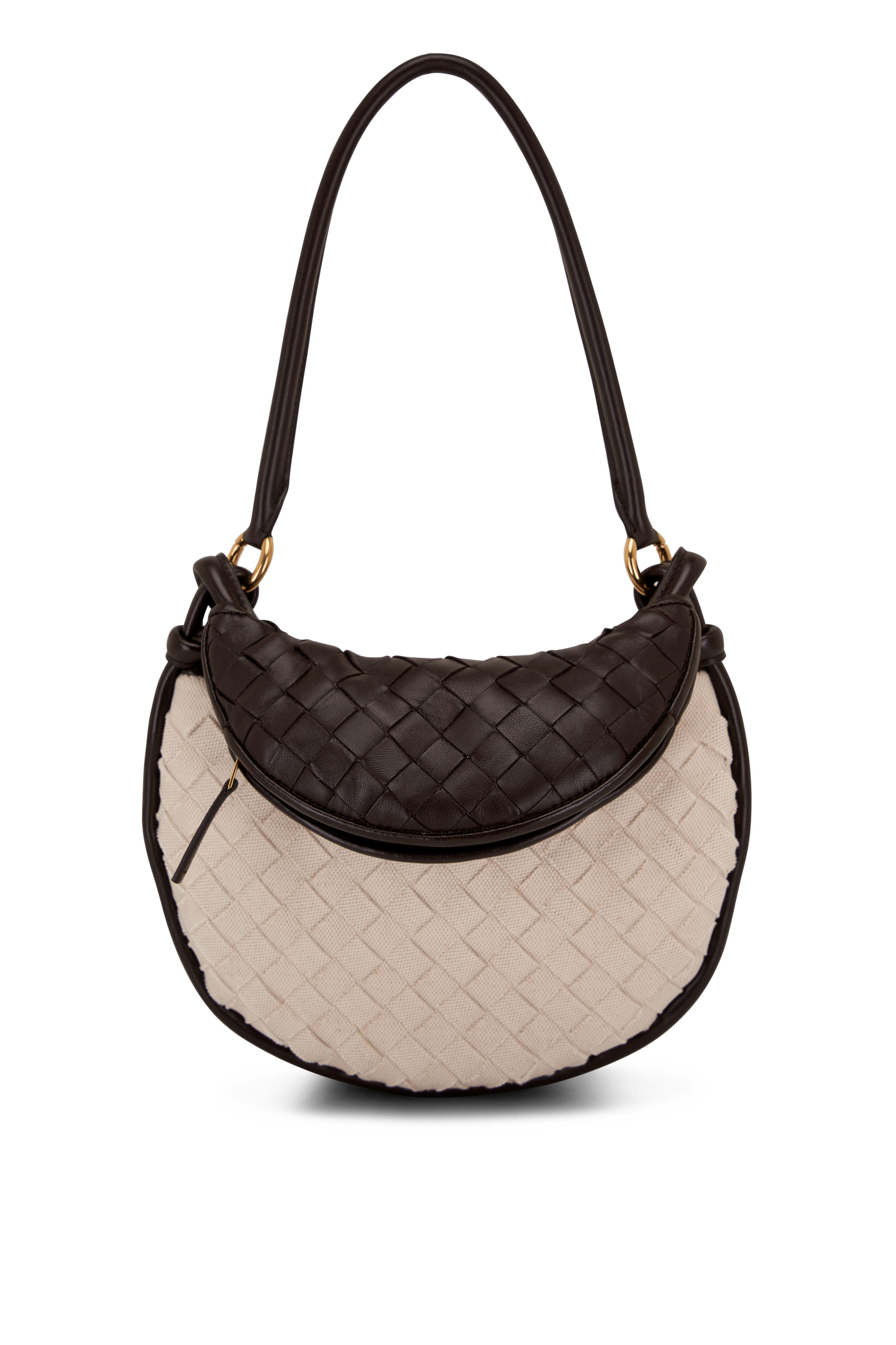 【 BOTTEGA VENETA 】SMALL GEMELLI ホーボーバッグ Bottega Veneta Small Gemelli Bag in Cognac & Muse Brass | FWRD