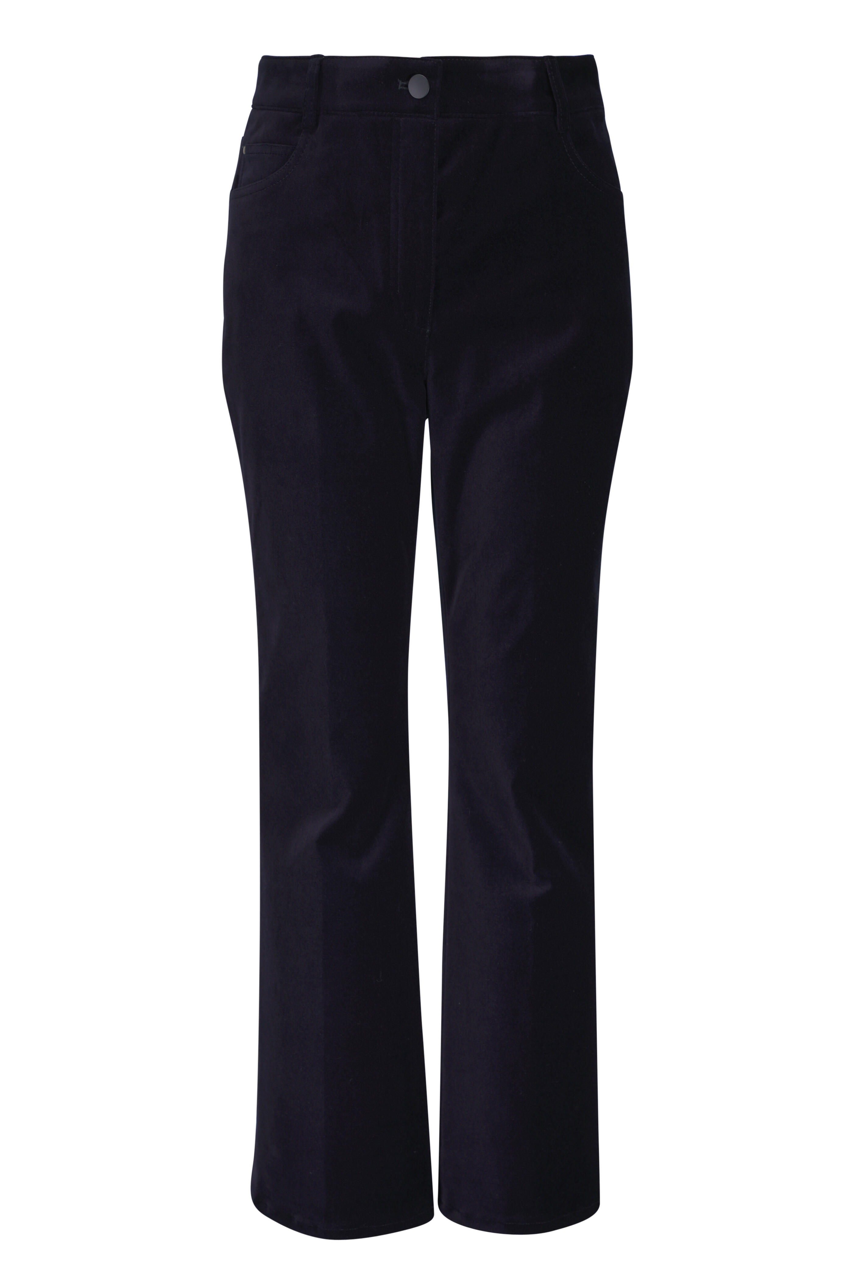 Akris Punto - Caia Black High-Stretch Straight-Leg Crop Pant - view 1