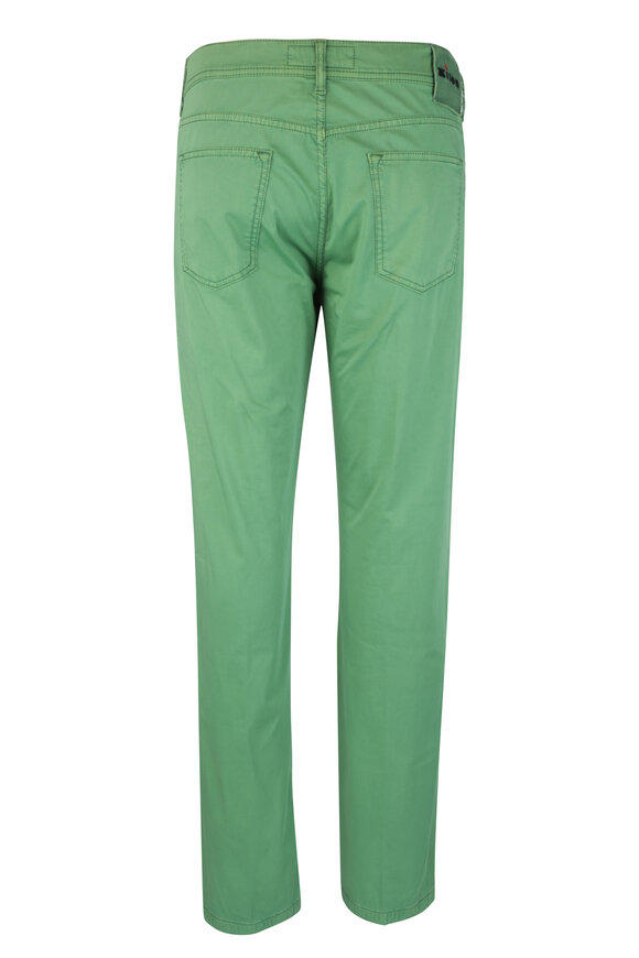 Kiton - Green Five Pocket Pant 