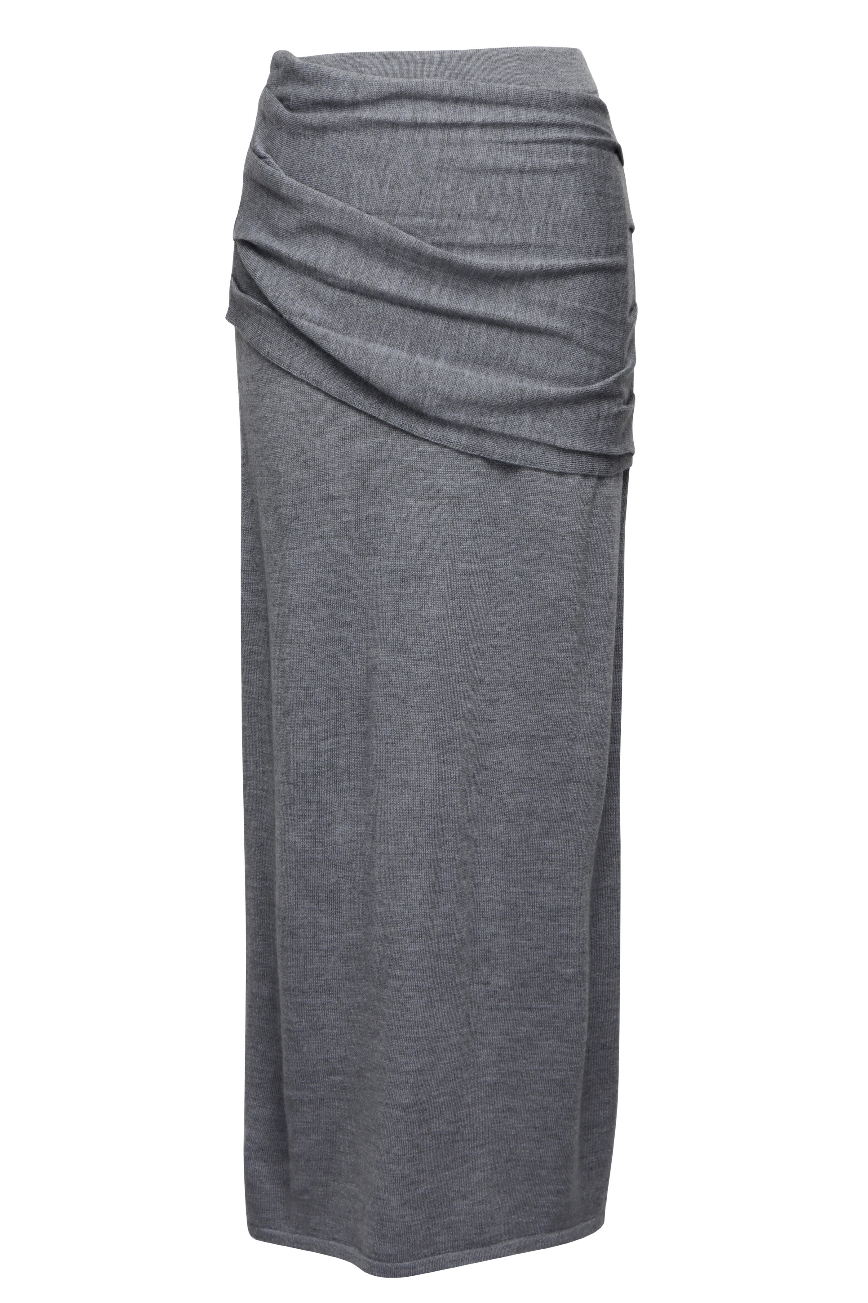 Staud - Wilma Heather Grey Skirt