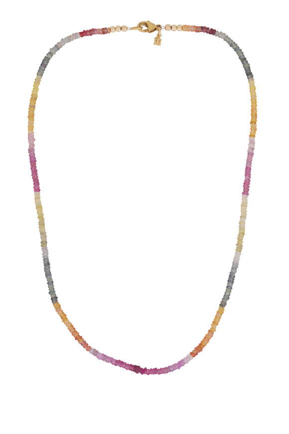 Cristina V. Sapphire Rondelle Necklace