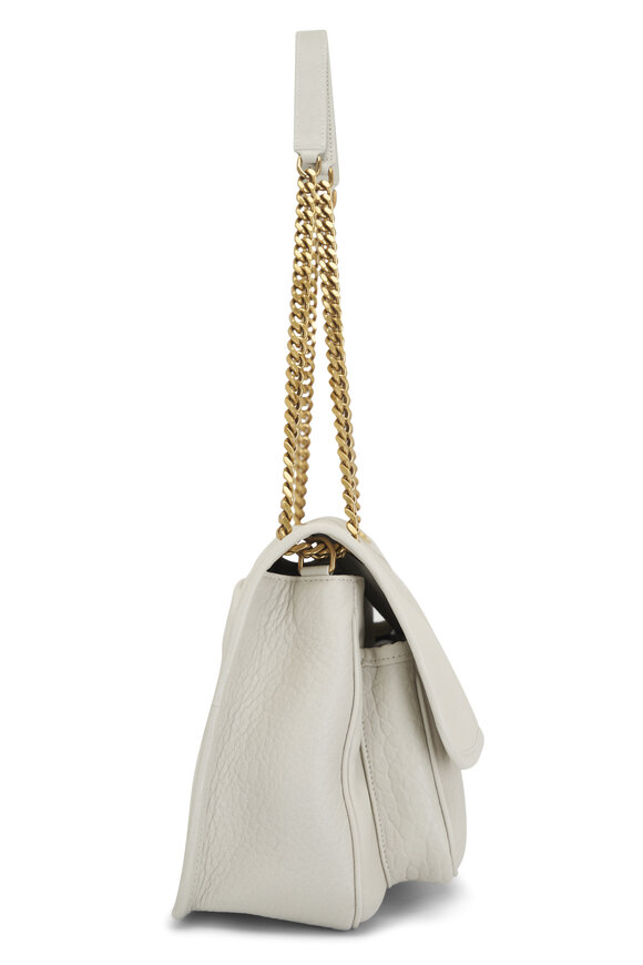 Saint Laurent - Medium Niki Crema Soft Bone Leather Shoulder Bag