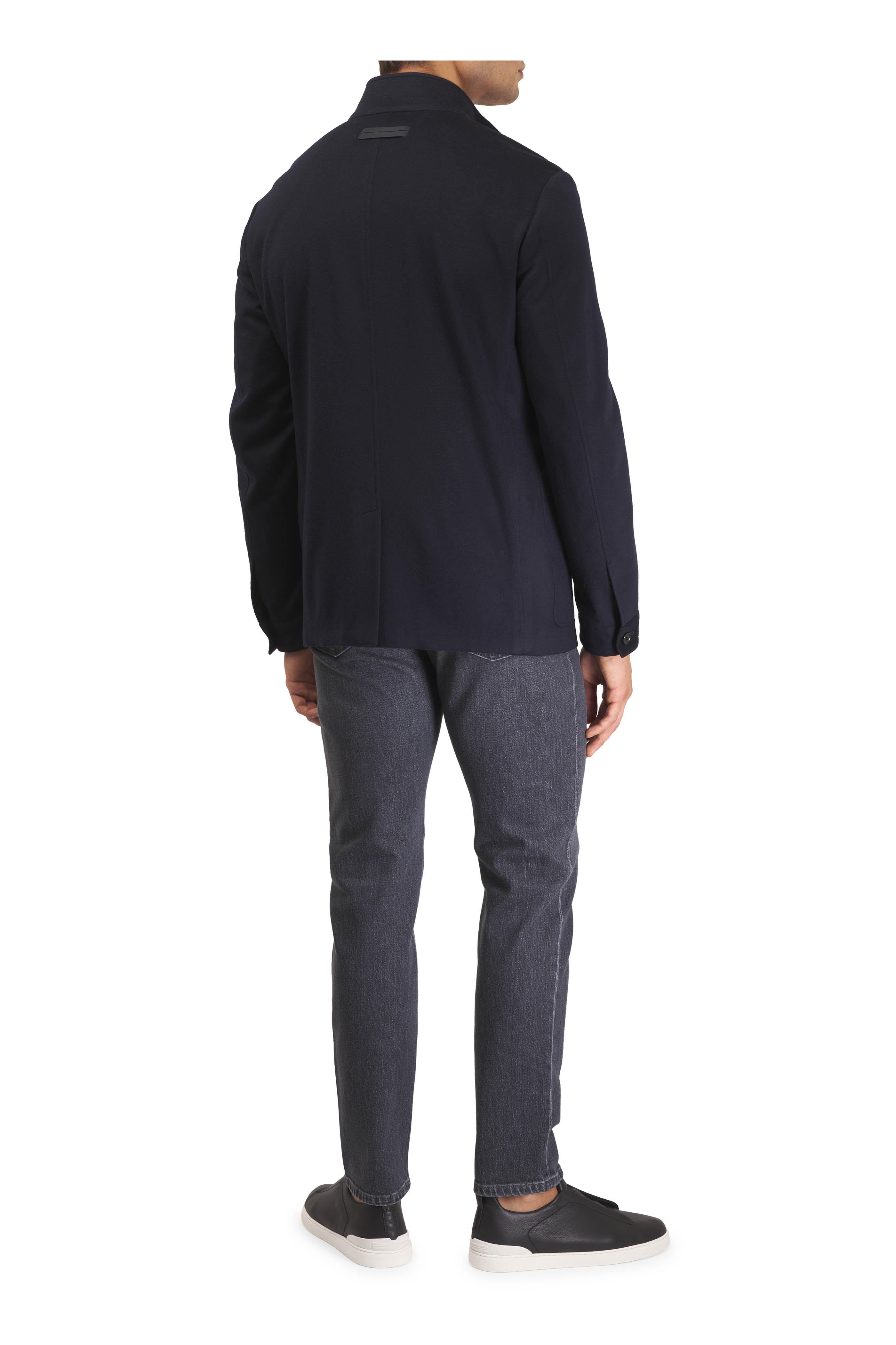 Zegna - Il Conte Chore Navy Cashmere Jacket