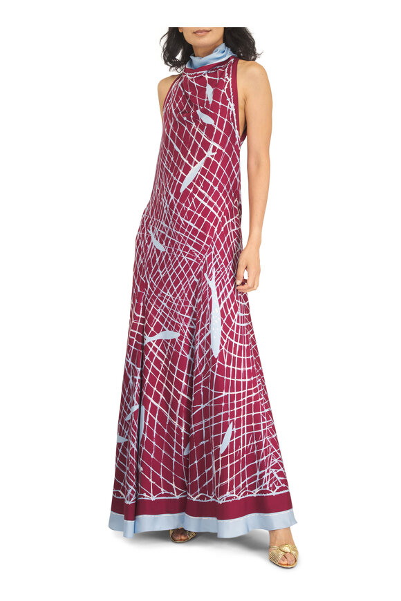 Altuzarra Moonlight Multicolor Silk Dress - view 2