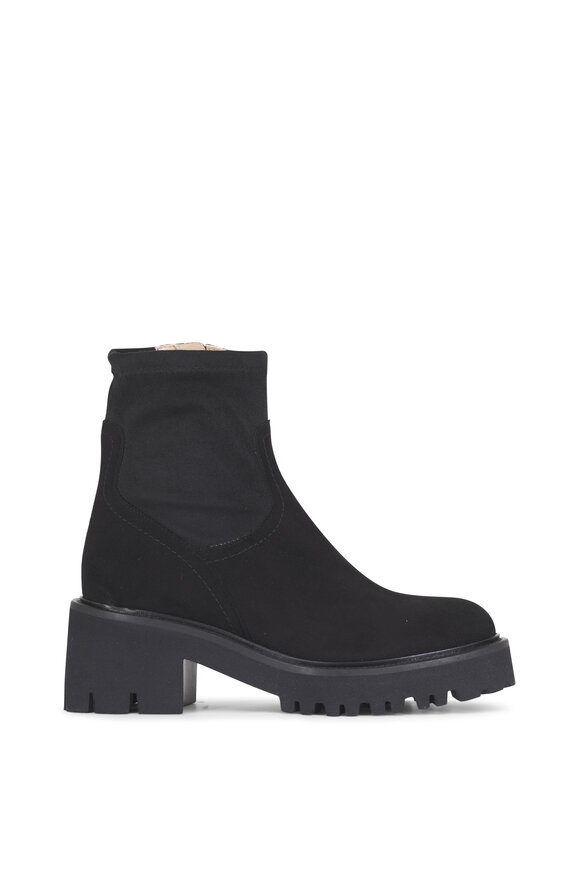 Ron White Kaylee Onyx Suede Zip Boot, 60mm - view 2
