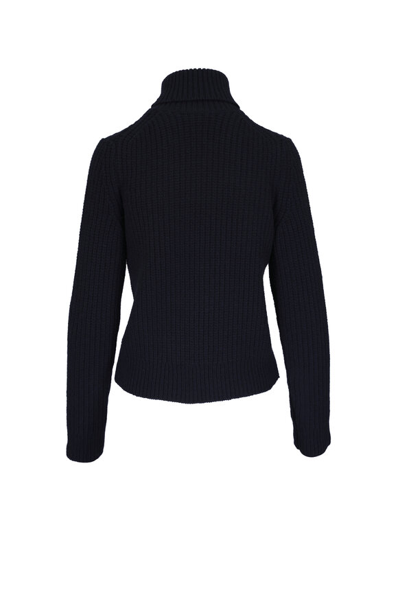 Nili Lotan - Bronwyn Dark Navy Wool & Cashmere Sweater