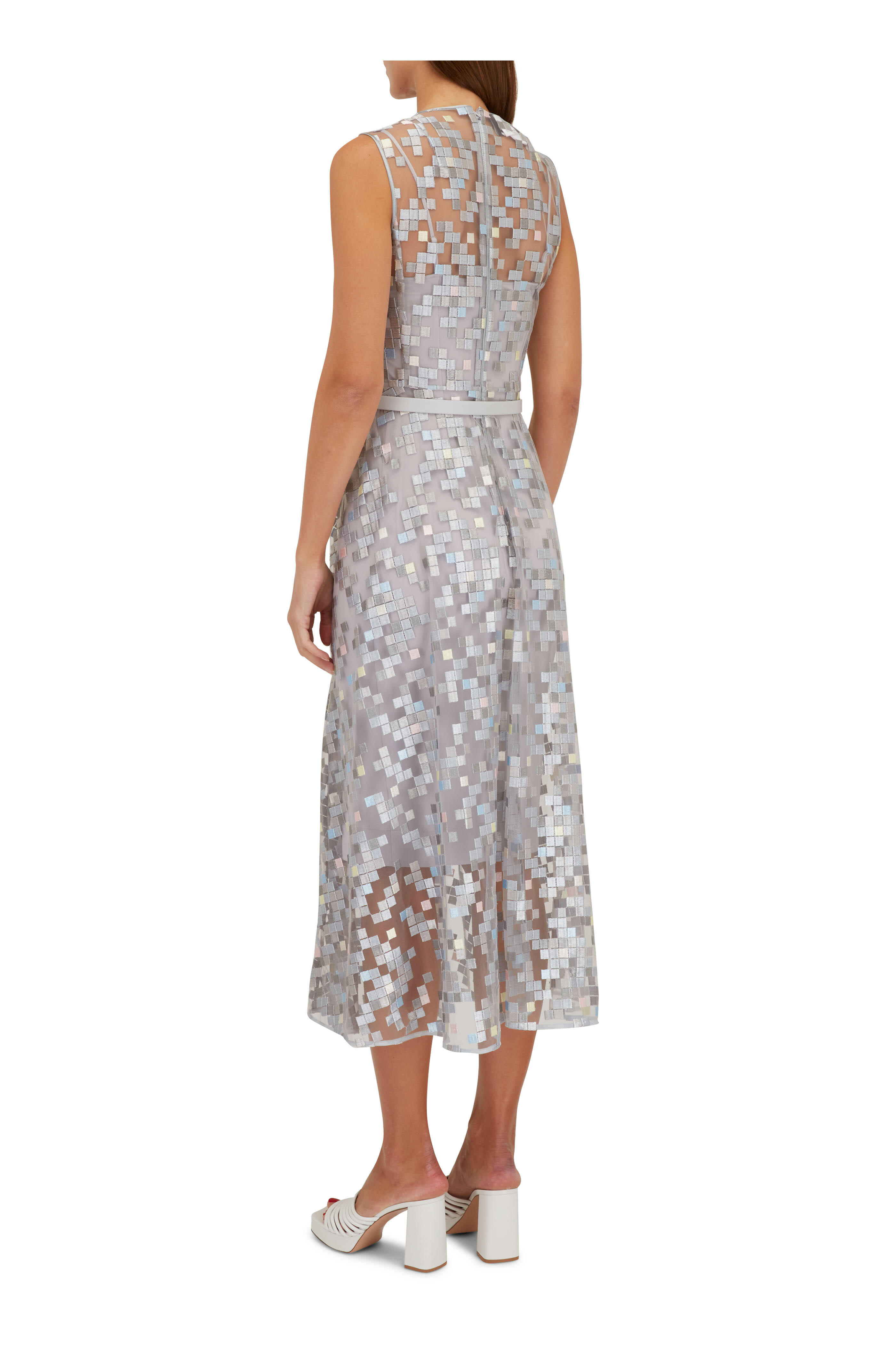 open lace back dress Pastel Long A-Line Prom Dress Lilac / 8 main image 1