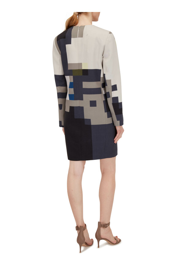 Akris - November Day Printed Sheath Dress 