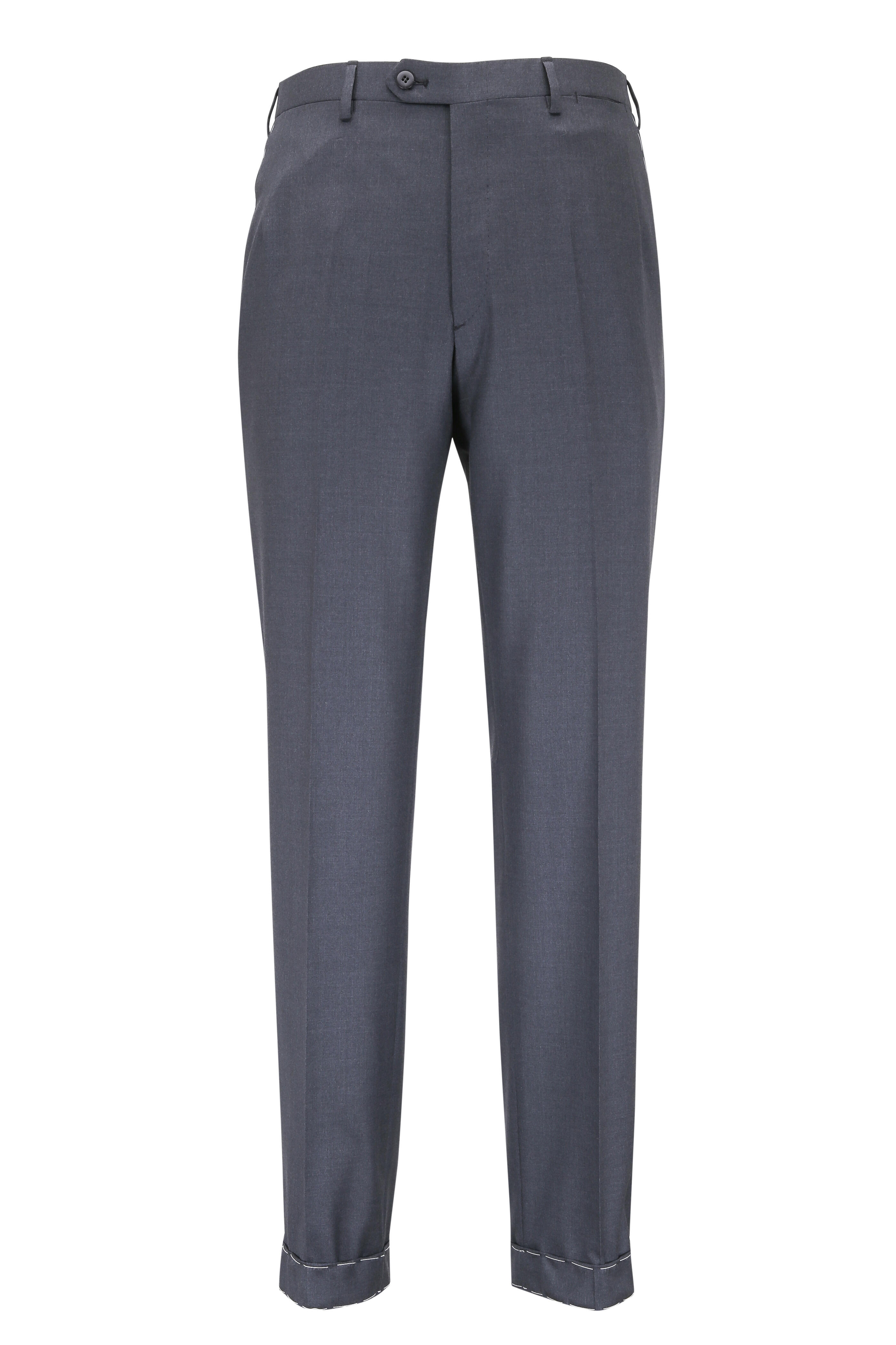 Brioni - Solid Charcoal Gray Wool Suit