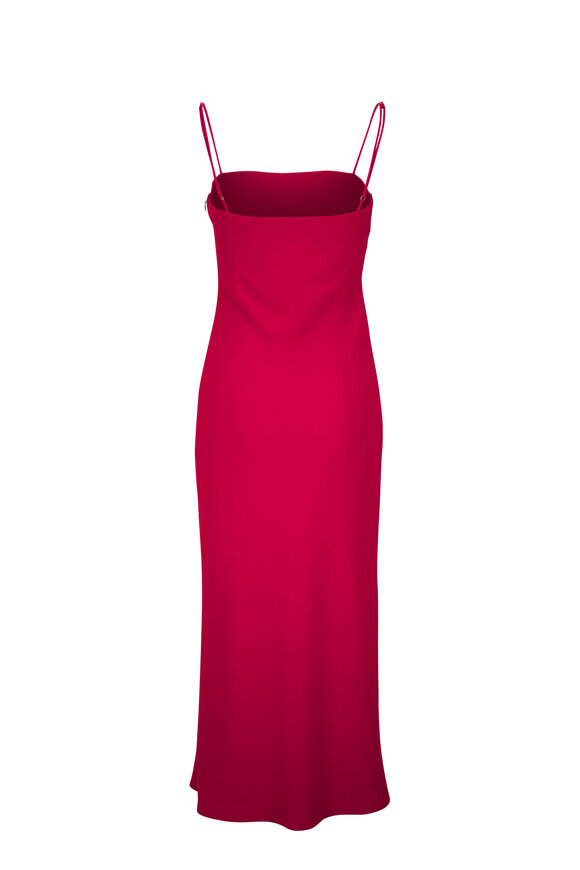 Veronica Beard - Mavis Crimson Red Maxi Slip Dress