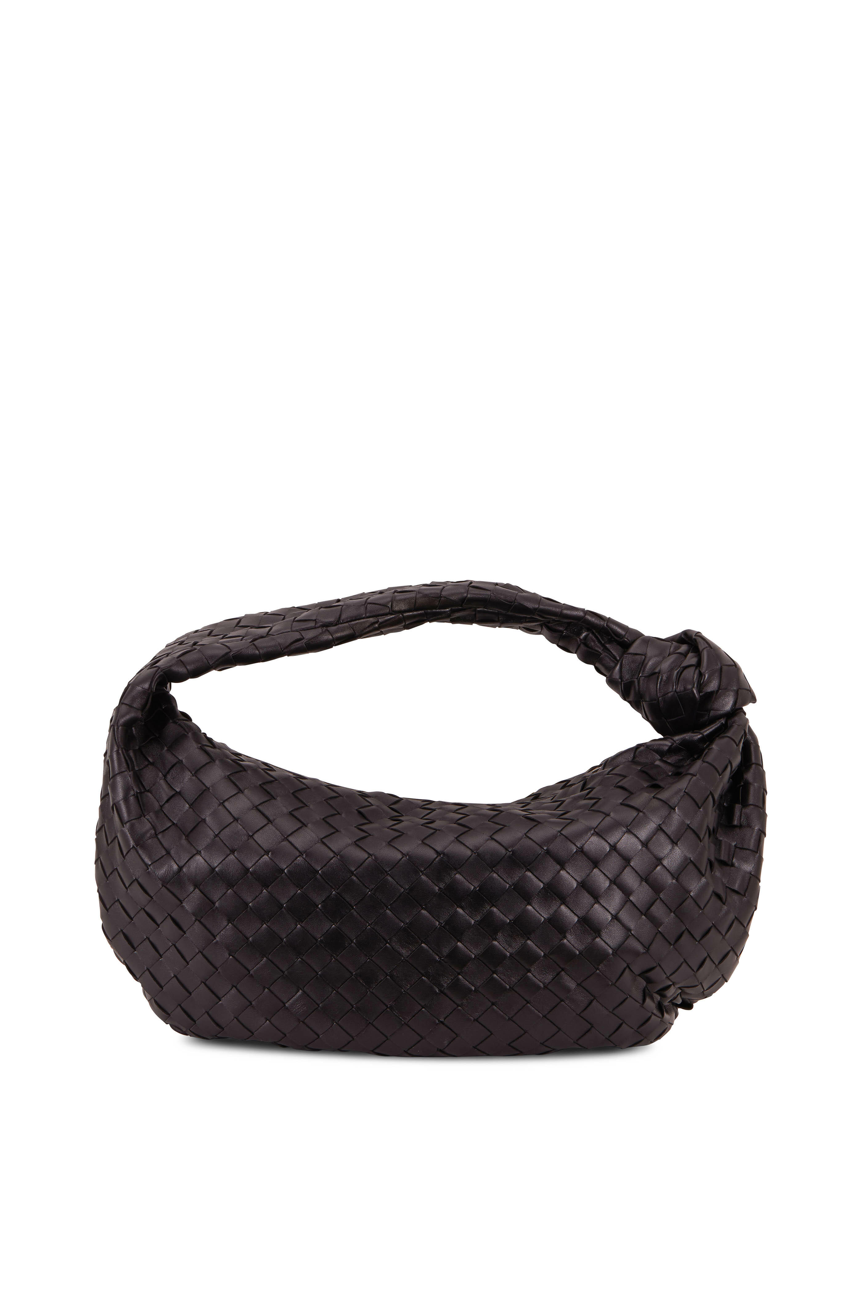 Bottega Veneta Jodie Intrecciato Mini Studded Leather Hobo Bag