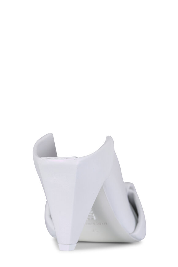 Loewe Origami Flap Back Optic White Pump, 70mm - view 4