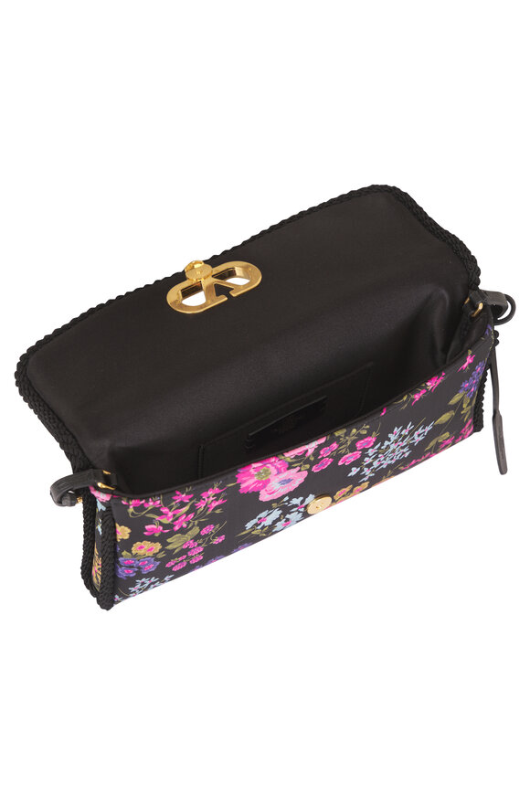 Valentino Garavani Devain Floral VLogo Clutch - view 5