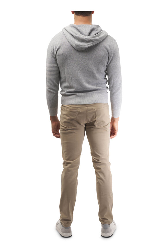 Barmas Dean Beige Cotton Twill Five Pocket Pant - view 4