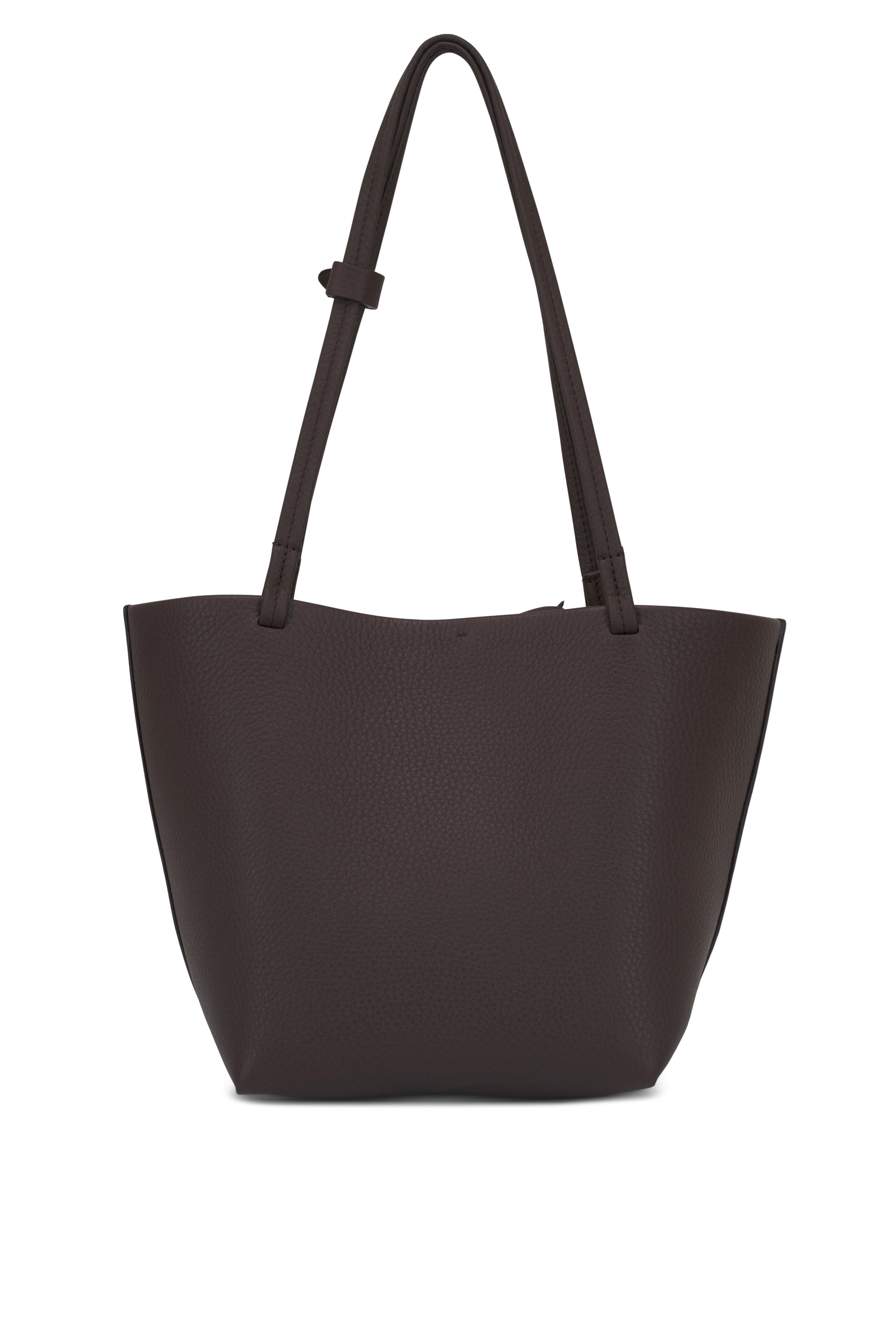 The Row - Medium Park Deep Brown Ans Leather Tote