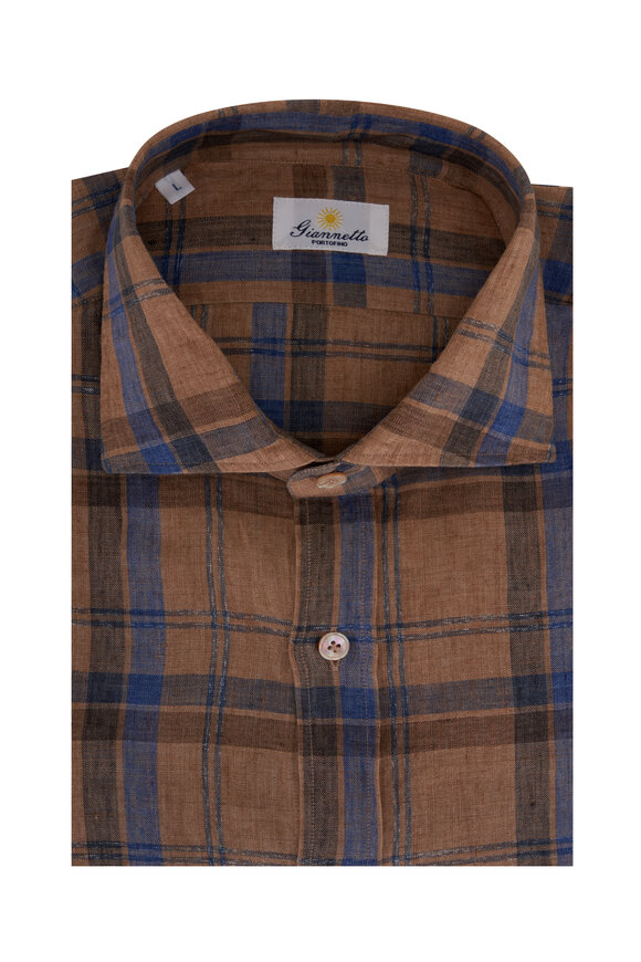 Giannetto Portofino Rebel Western Cotton Stretch Shirt In