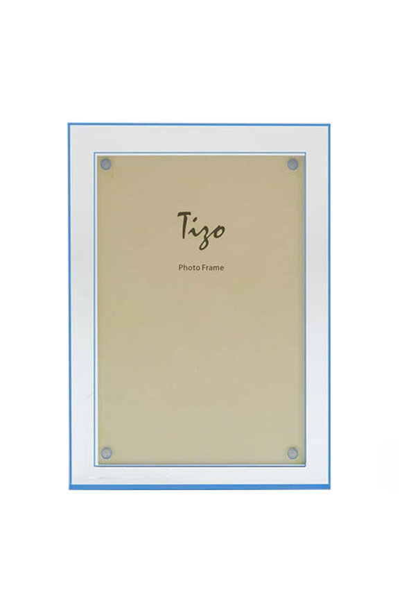 Tizo Double Blue Boarded Lucite Frame