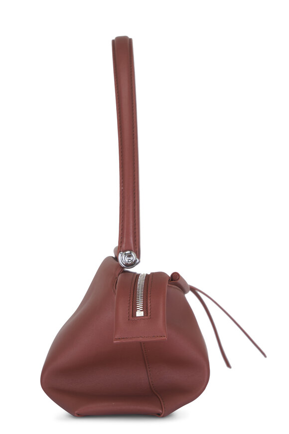Loewe Small Whisker Brown Leather Shoulder Bag - view 6