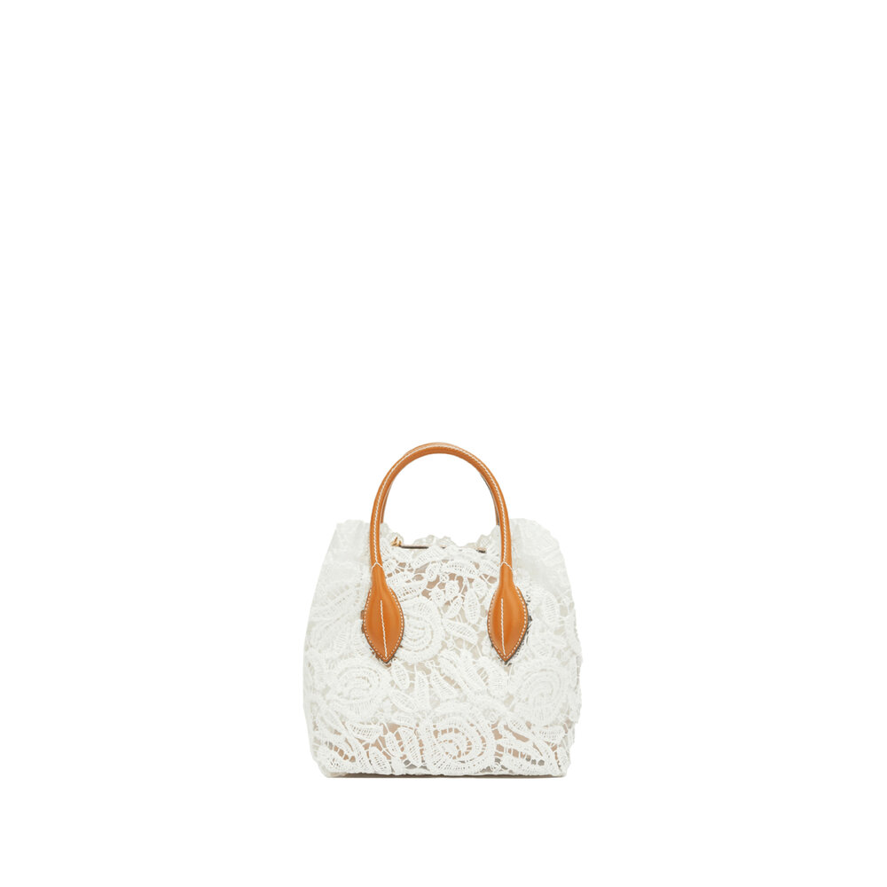 ERMANNO SCERVINO バック 鞄 ホワイト 花 ERMANNO SCERVINO バック 鞄 ホワイト 花 - メルカリ