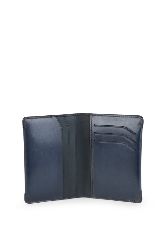Berluti - Ideal Navy Blue Calf Leather Cardholder