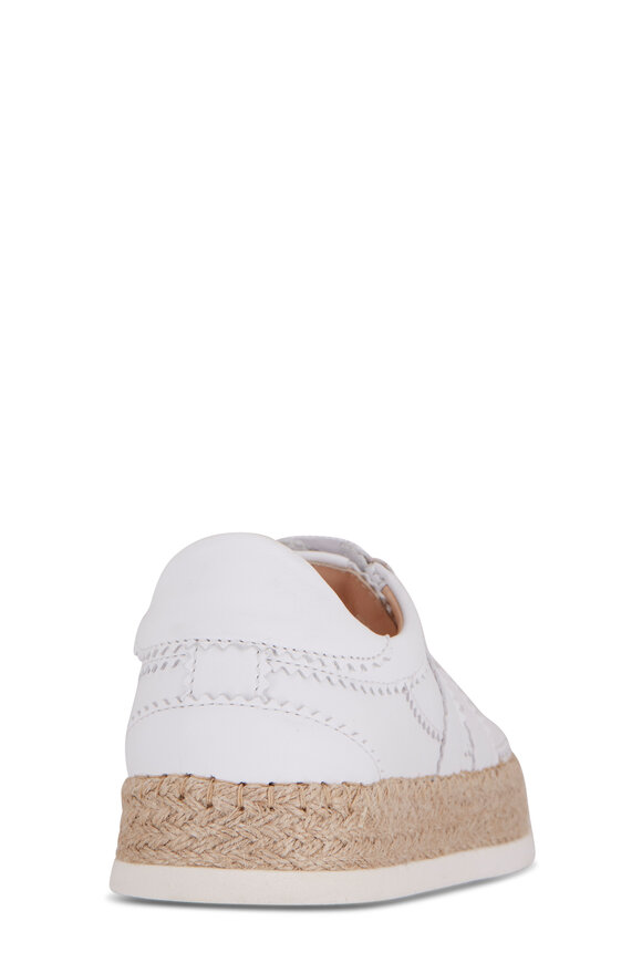 AGL - Leda Rope White Leather Low Top Sneaker 