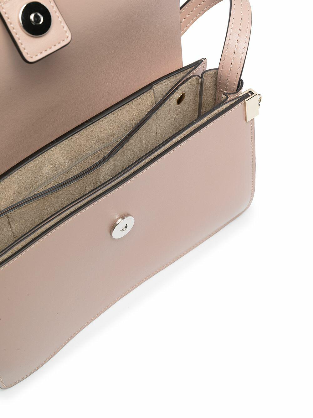 Chloé - Faye Misty Rose Leather & Suede Small Crossbody