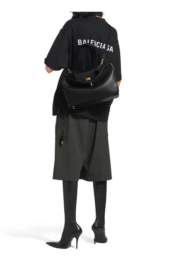 Balenciaga Rodeo Black Medium Top Handle Bag - view 4
