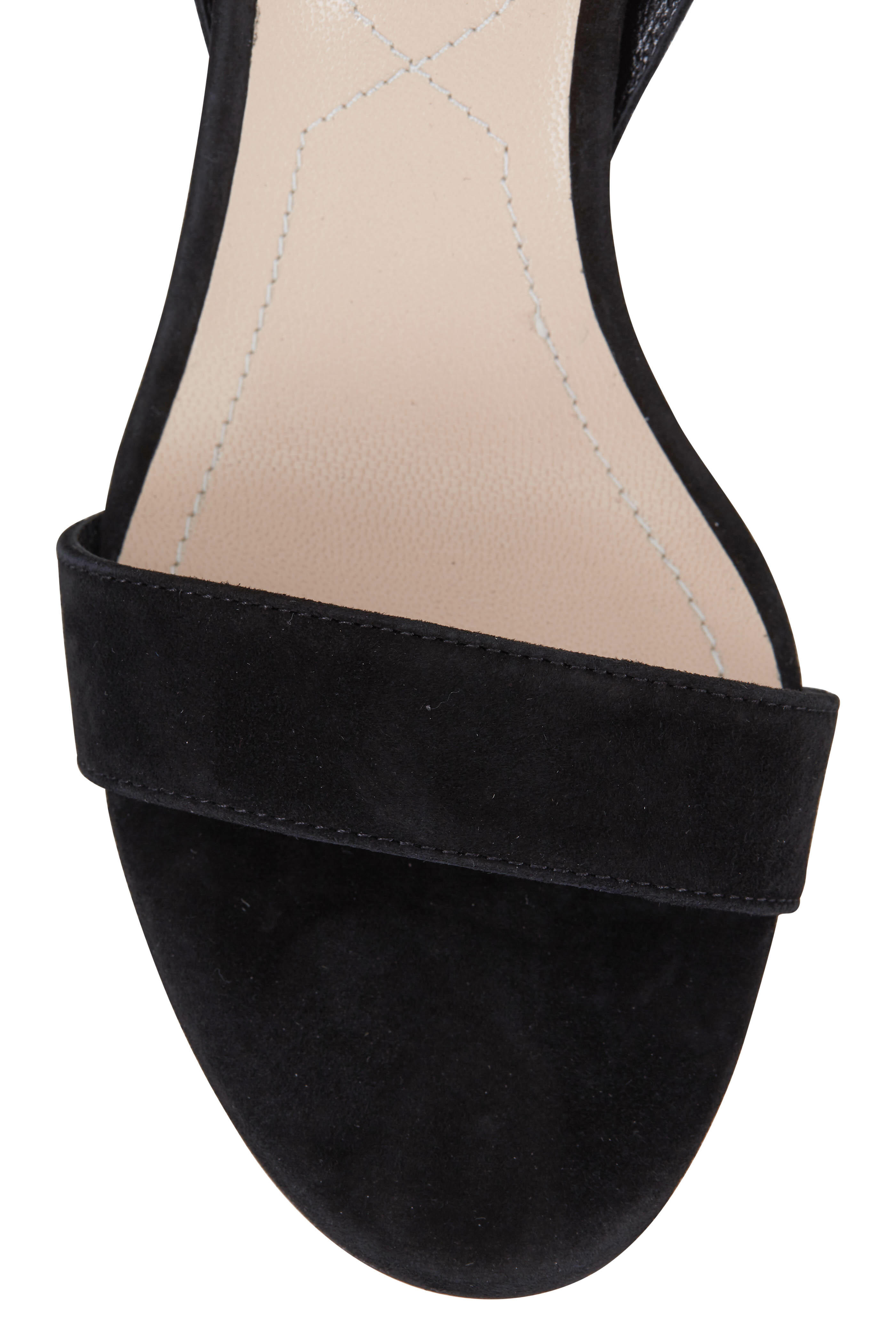 Nicholas Kirkwood Women's Nicholas Kirkwood Lola Pearl Sandals In Black  Suede Heels Pumps