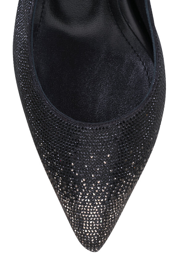 Ron White Haisley Black Onyx Crystal Slingback, 60mm - view 8