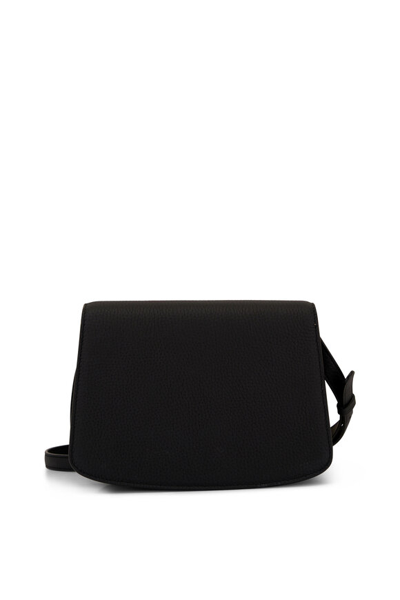 The Row - Sofia 8.75 Black Leather Crossbody 