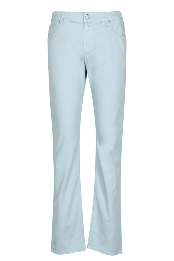 Jacob Cohen Bard Fast Azure Blue Five Pocket Pant - view 1
