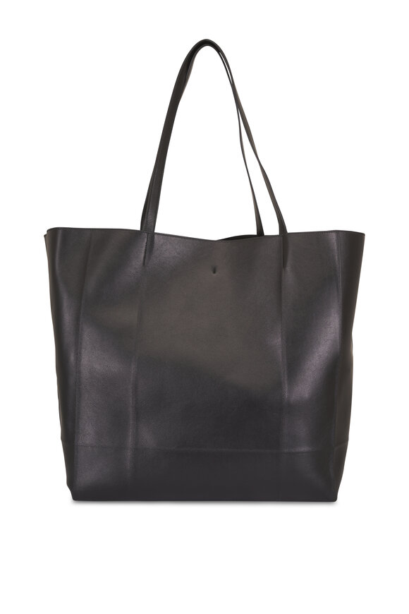 Totême Roam Black Leather Tote - view 3