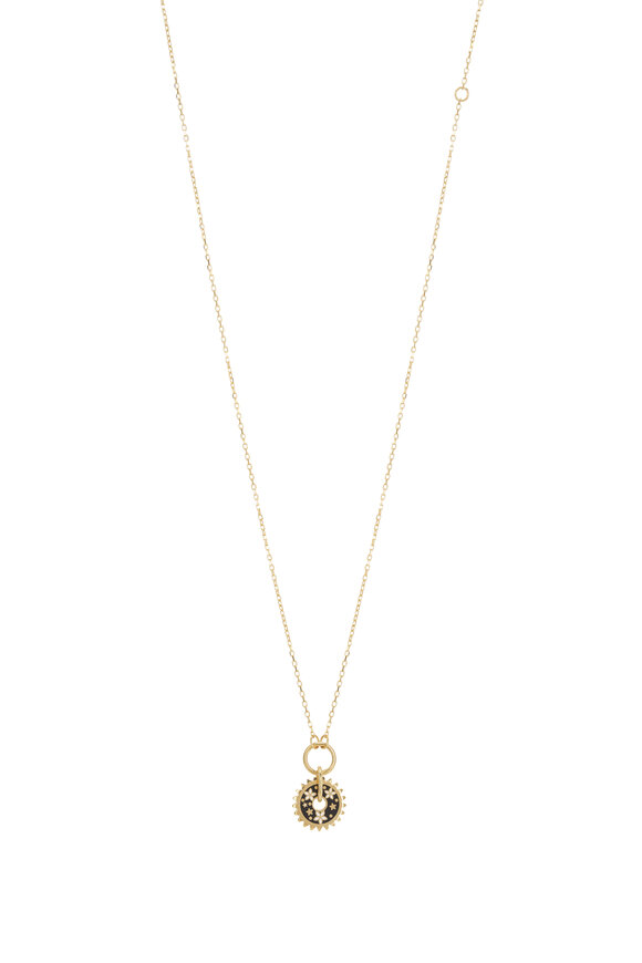 Foundrae Blossoms Resilience Disk Drop Necklace