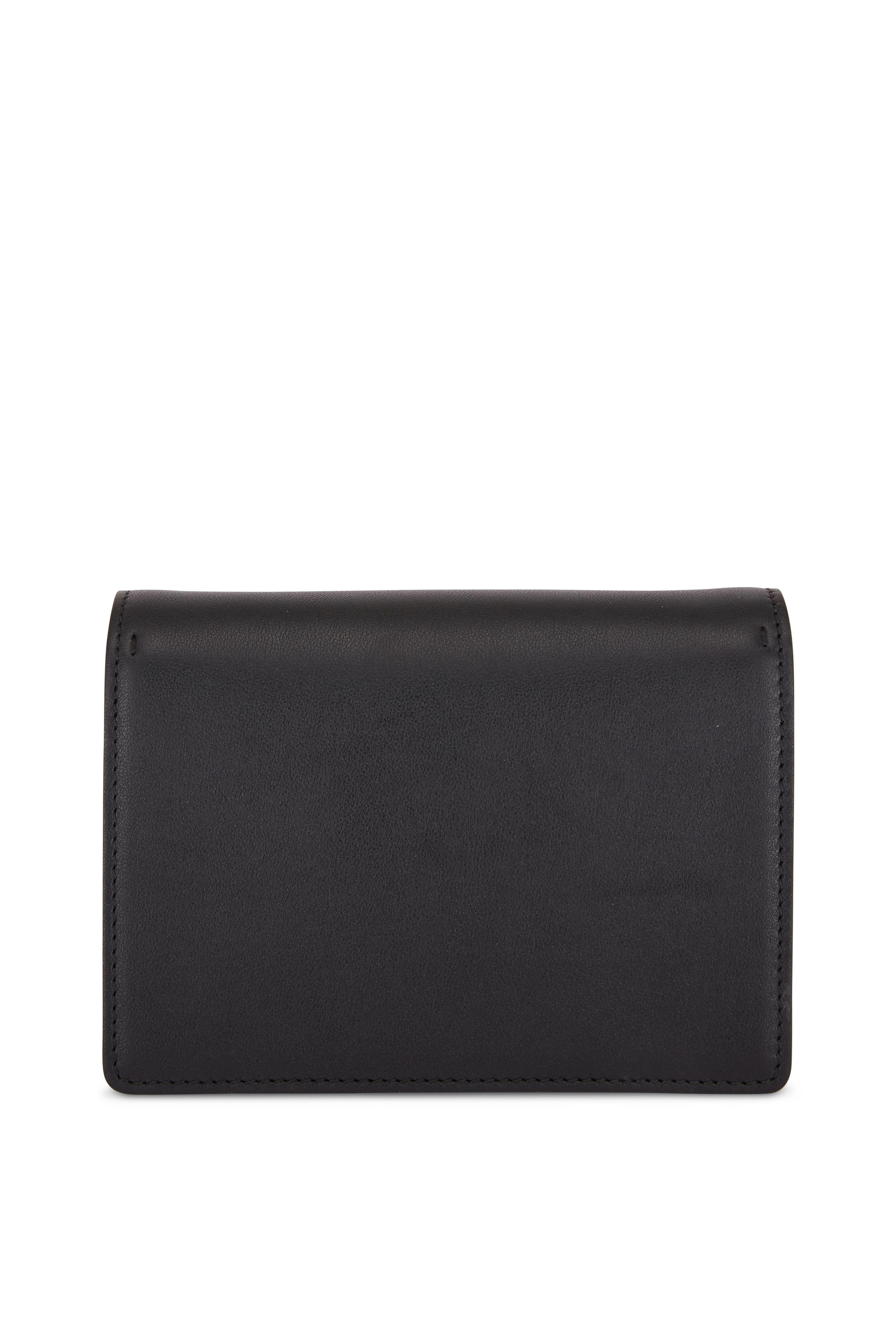 Valentino Garavani - VRing Black & Red Leather Mini Chain