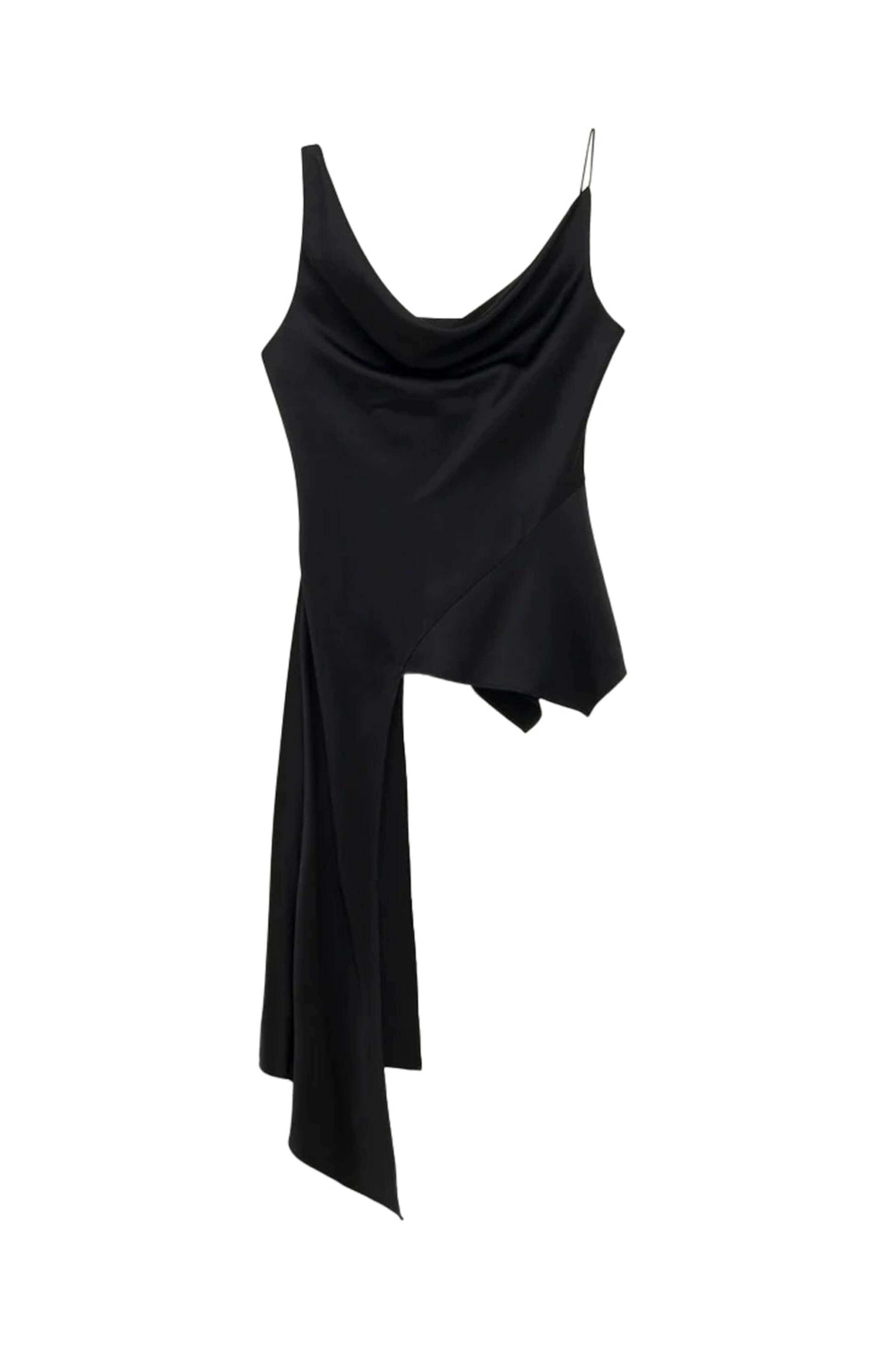 Simkhai - Black Asymmetrical Ronnie Tank