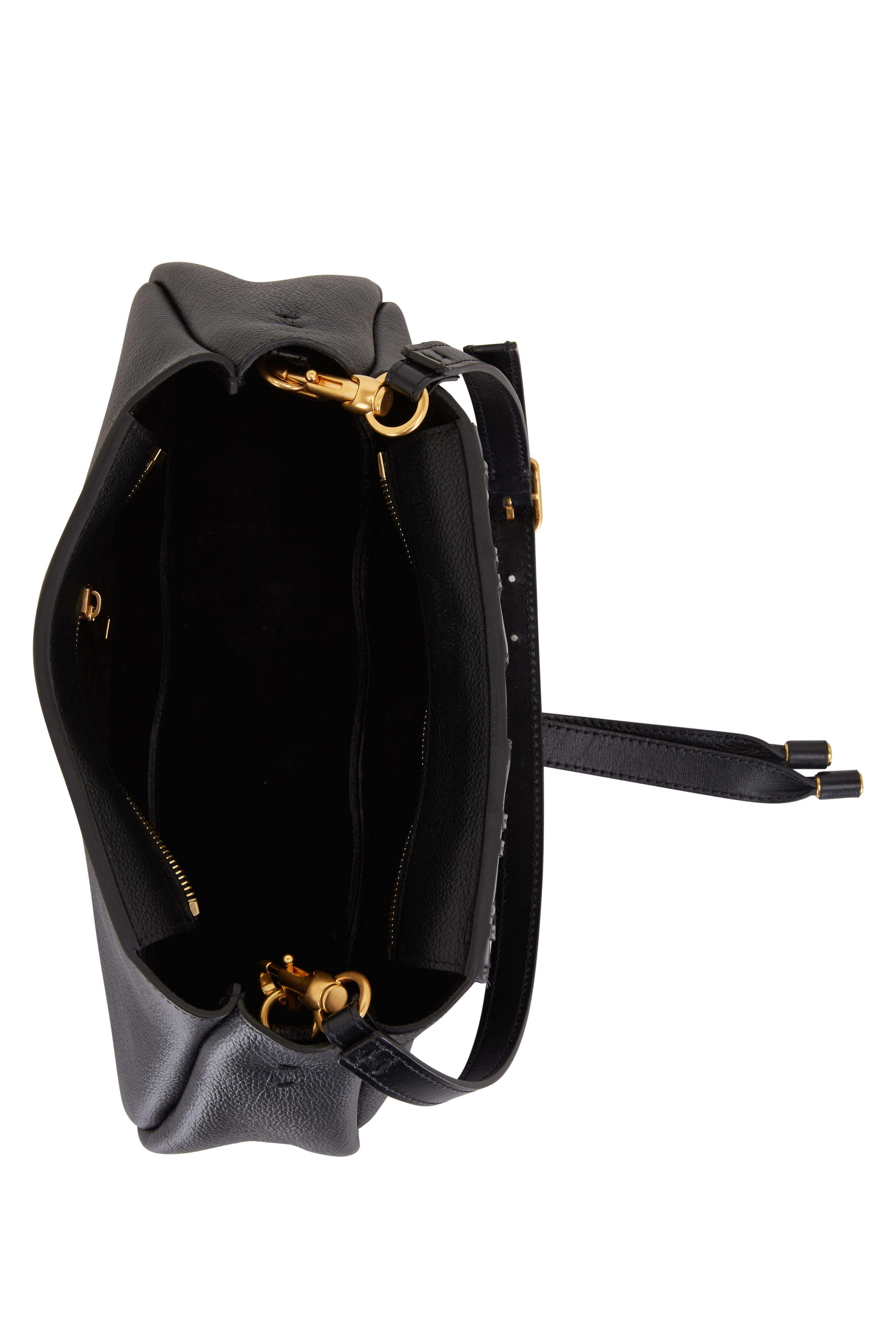 ショルダーバッグ・ポシェット CHLOE Black Leather Marcie Clutch CH24549B-Chloe-Marcie-black-
