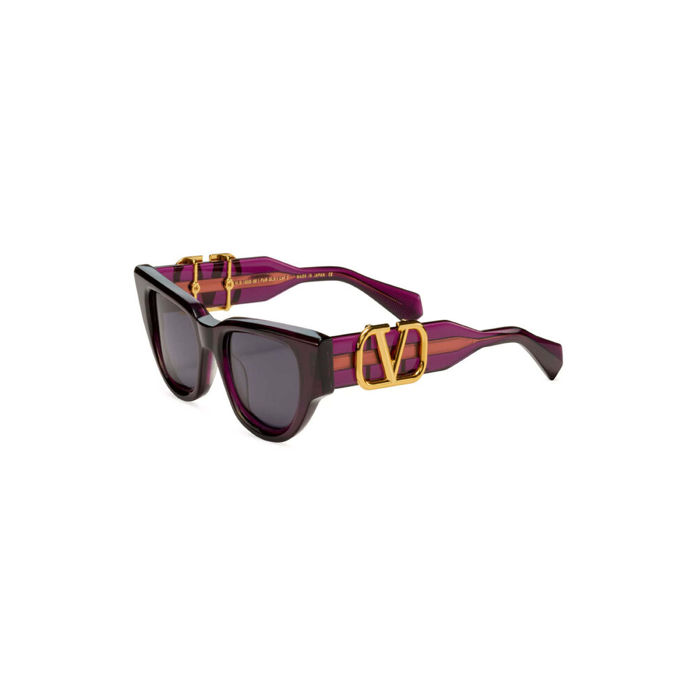 Valentino Garavani - V-Due Sunglasses in Purple | Mitchell  display picture 1