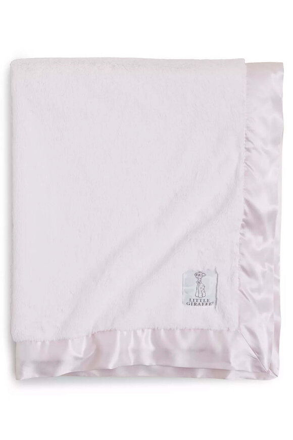 Little Giraffe Luxe Pink Solid Blanket
