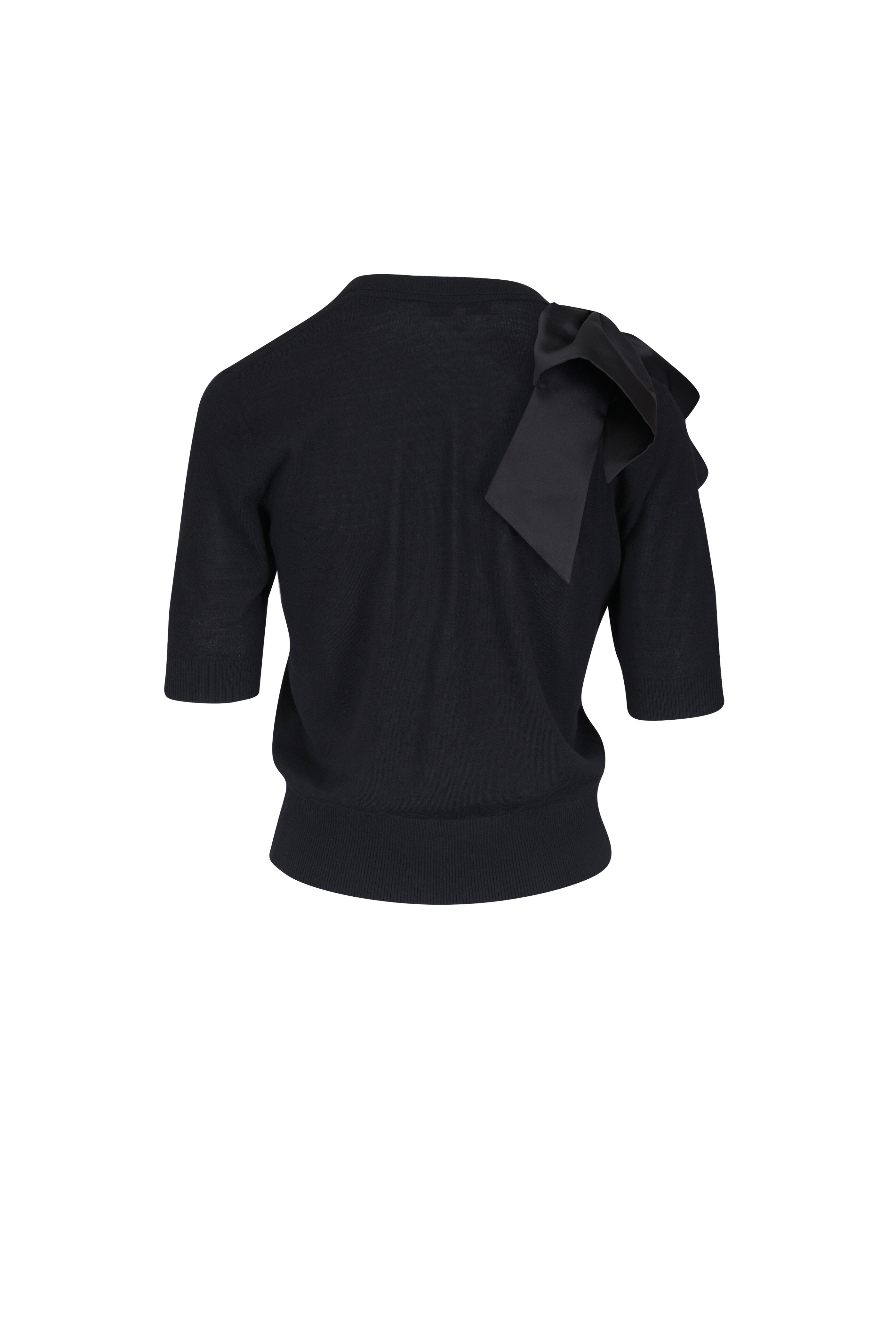 Dorothee Schumacher - Chic Merino II Black Bow Sweater