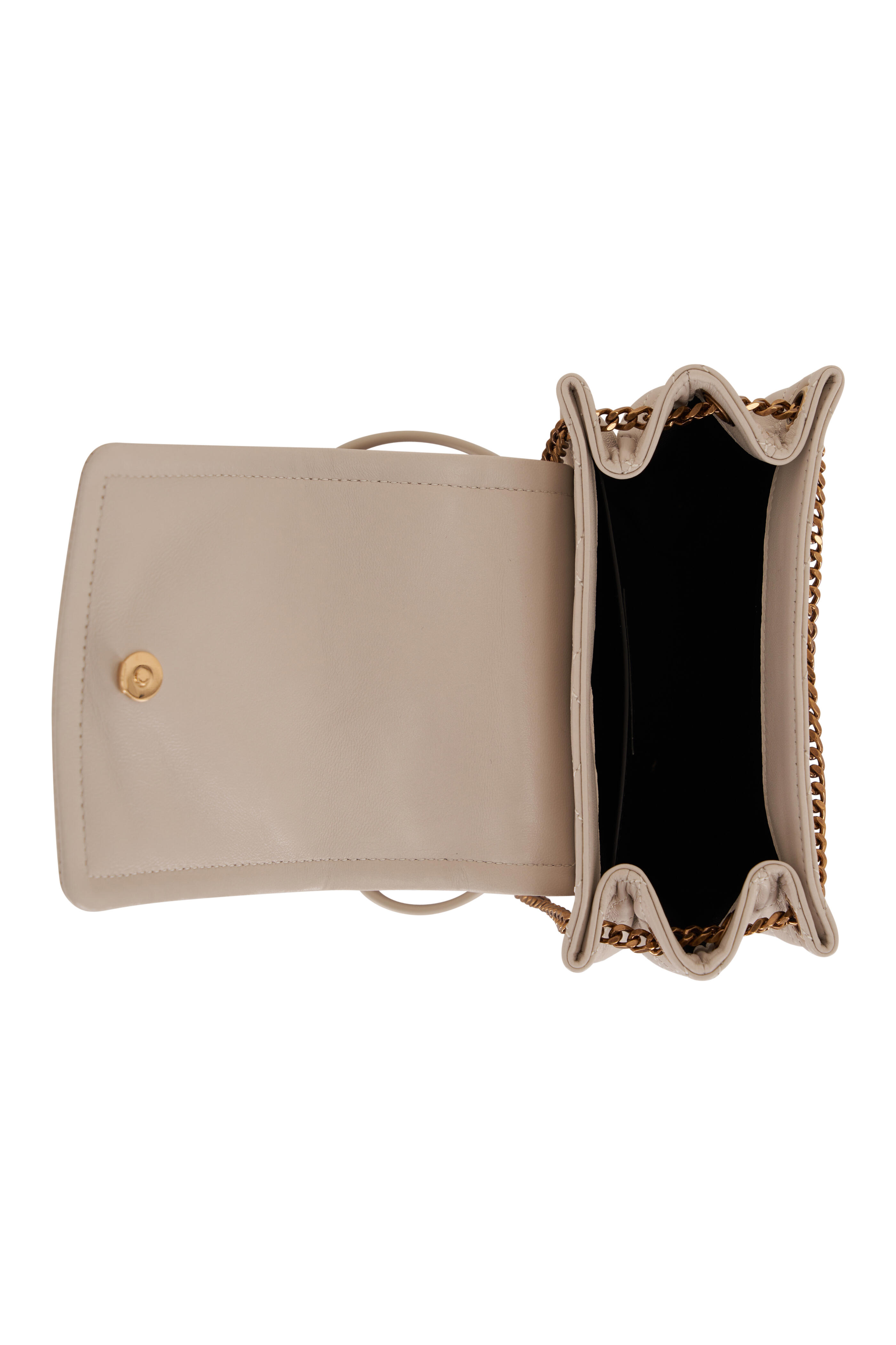 SAINT LAURENT☆25SS nolita チェーンミニ ショルダーバッグ YVES SAINT LAURENT NOLITA MINI CHAIN SHOULDER BAG 672738