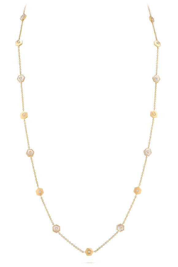 Miseno Sommersa Diamond & Mother of Pearl Necklace