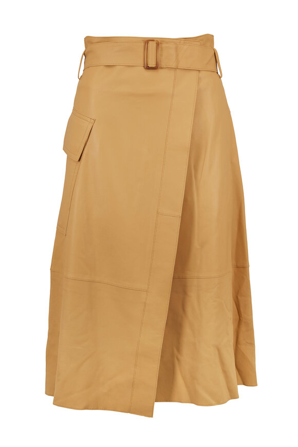 Vince midi hotsell wrap skirt