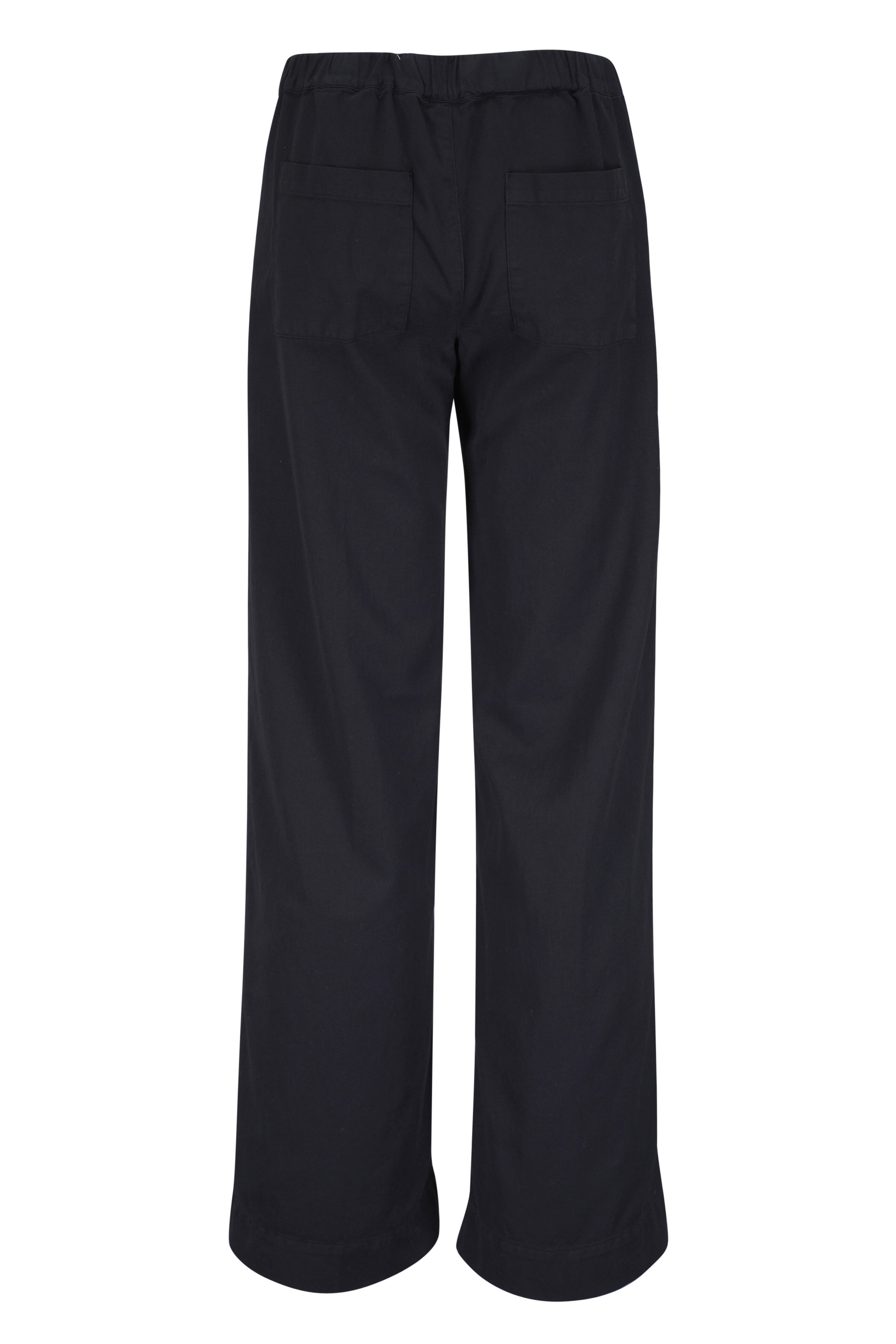 Frank & Eileen - Madeline Black Denim Patch Pocket Pull-On Pant - view 3
