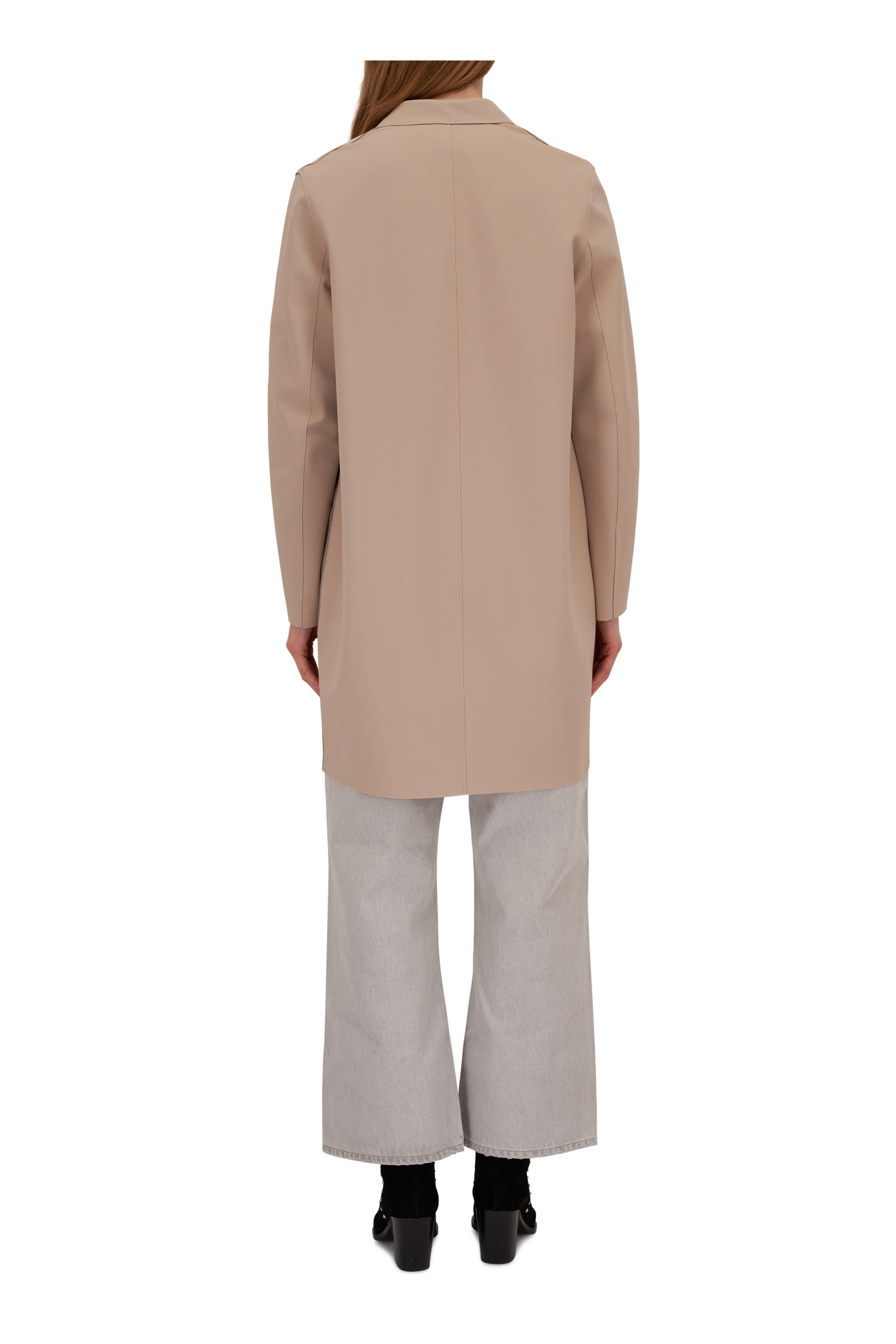 Harris Wharf Cocoon Sand Scuba Coat Mitchell Stores