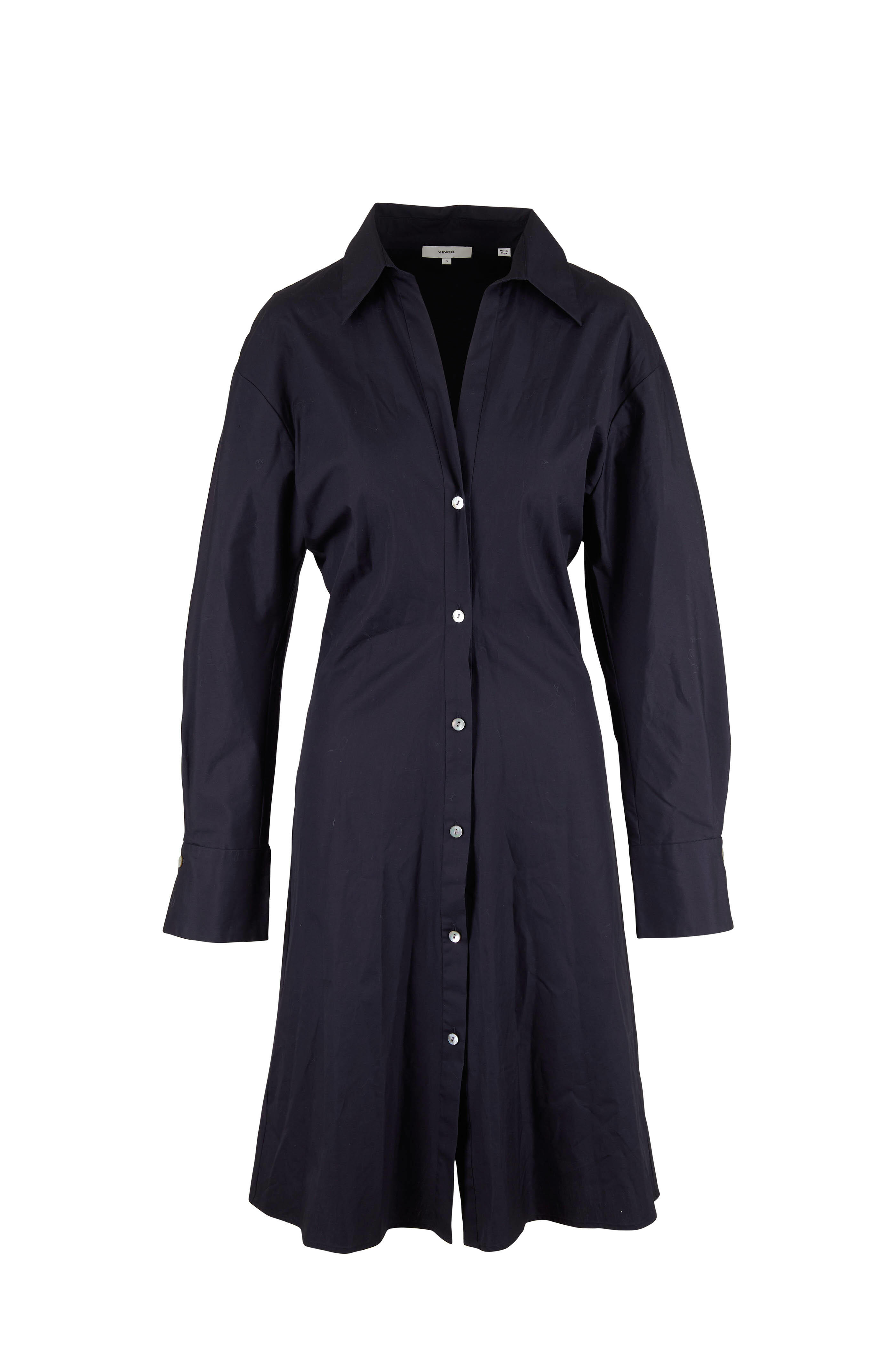Vince - Coastal Long Sleeve Fitted Shirt Dress | Mitchell Stores