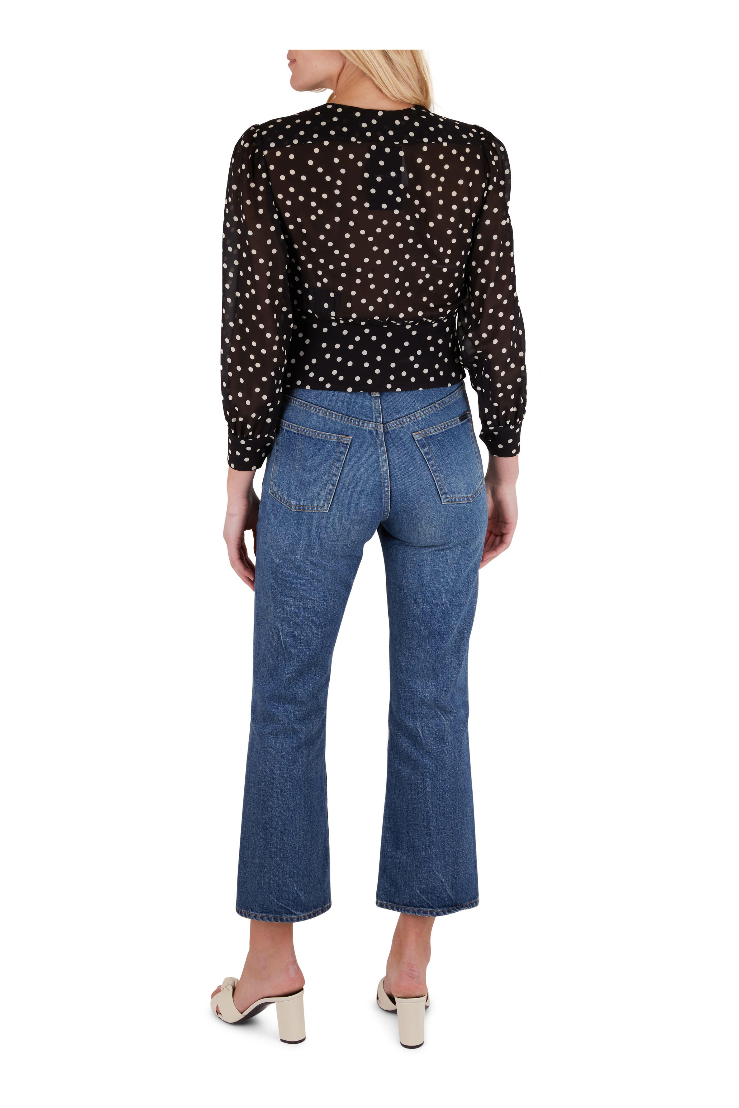 Saint Laurent - Francoise Raised Seam Jean